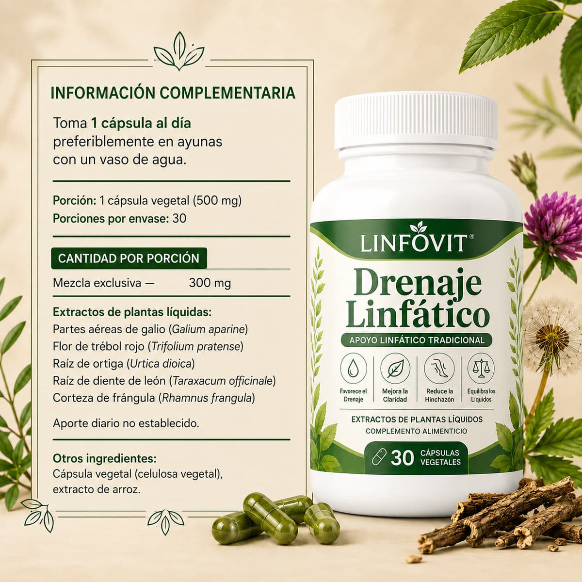 LINFOVIT™ | ¿Hinchazón, pesadez y líquidos retenidos? Hoy compra 1 y llévate otro GRATIS