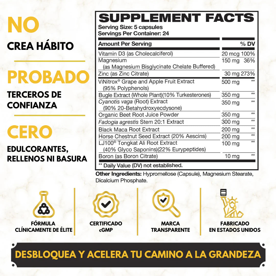 KING MAKER | ¡CRECE +4 CM Y 30% MÁS GROSOR