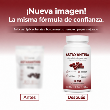 Astaxantina – Combate de forma natural el estrés oxidativo para restaurar el equilibrio por dentro y por fuera.