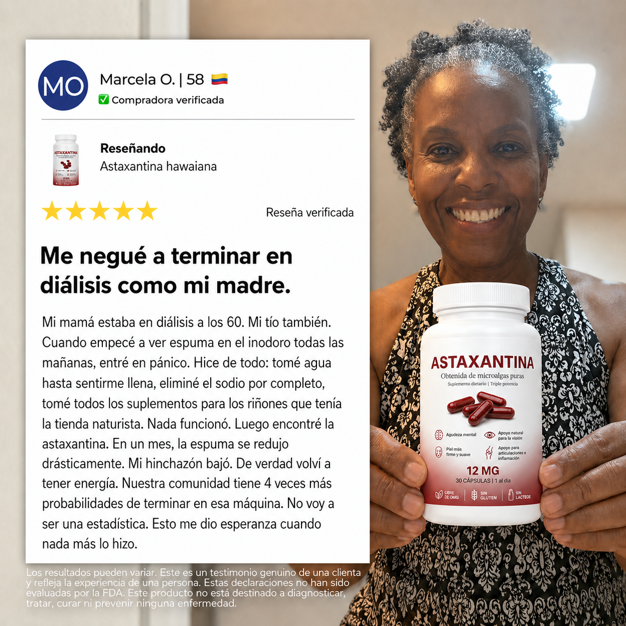 Astaxantina – Combate de forma natural el estrés oxidativo para restaurar el equilibrio por dentro y por fuera.