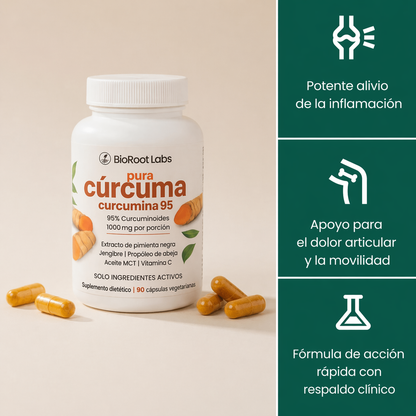 Cápsulas de Cúrcuma (Curcumina)