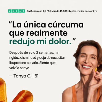 Cápsulas de Cúrcuma (Curcumina)