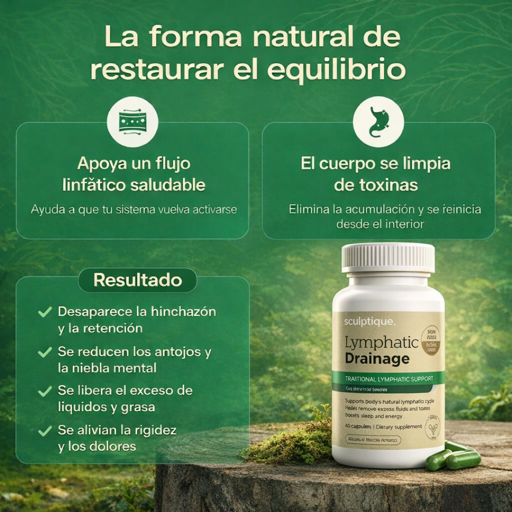 Linfo-Glow™ | Drenaje Linfático - Elimina Exceso de Fluidos y Toxinas  🌿 Oferta 2x1 HOY