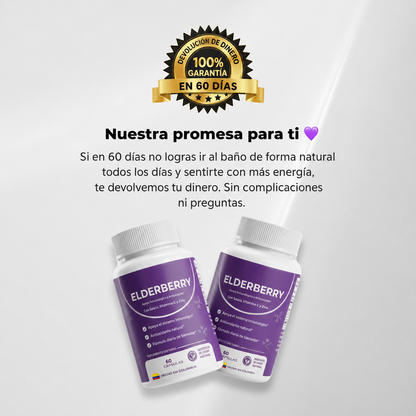 Complejo de apoyo digestivo e intestinal con saúco, zinc y vitamina C