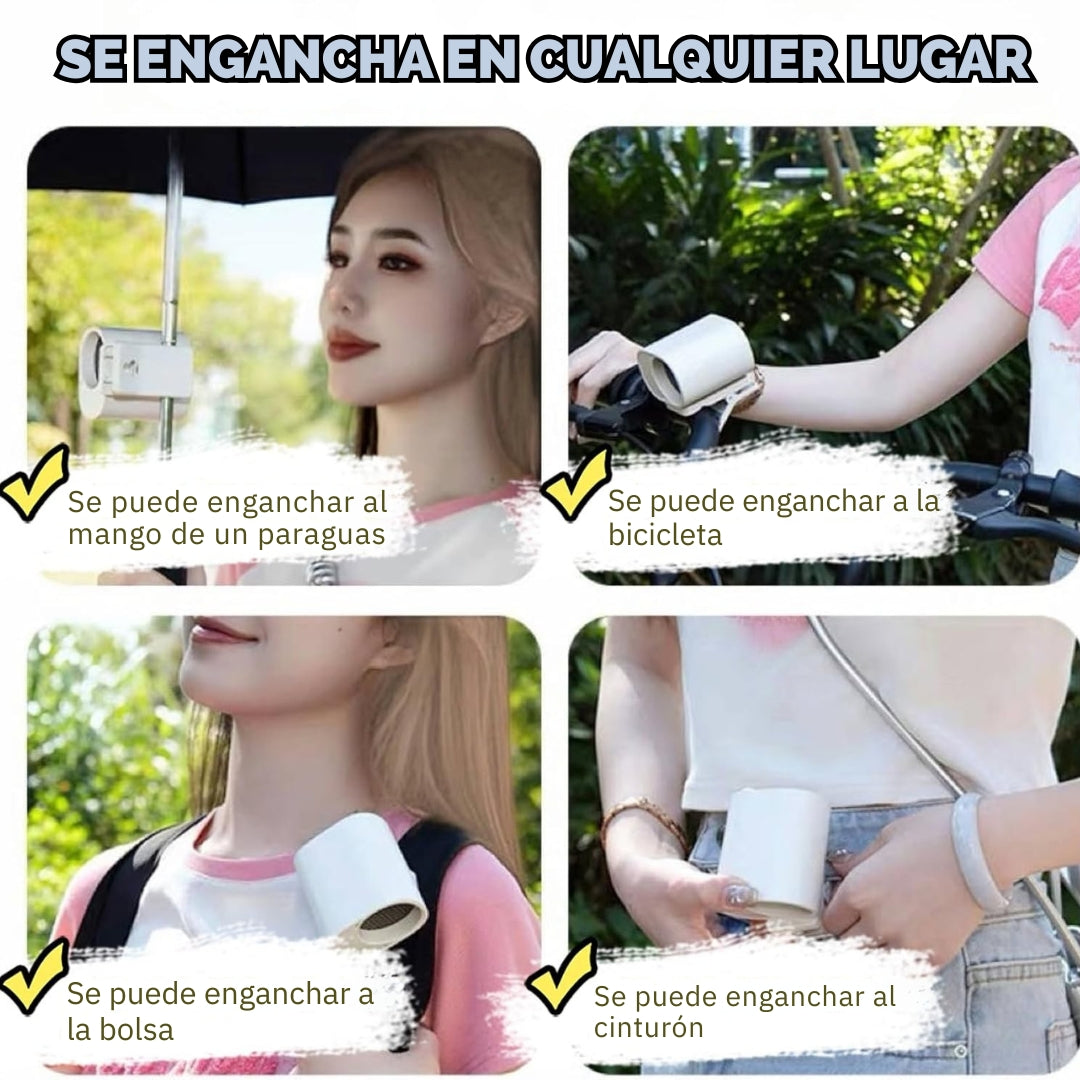 🌬️ CoolFlex™ 2025 | El Ventilador Portátil Que Se Adapta a Vos