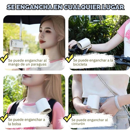 🌬️ CoolFlex™ 2025 | El Ventilador Portátil Que Se Adapta a Vos