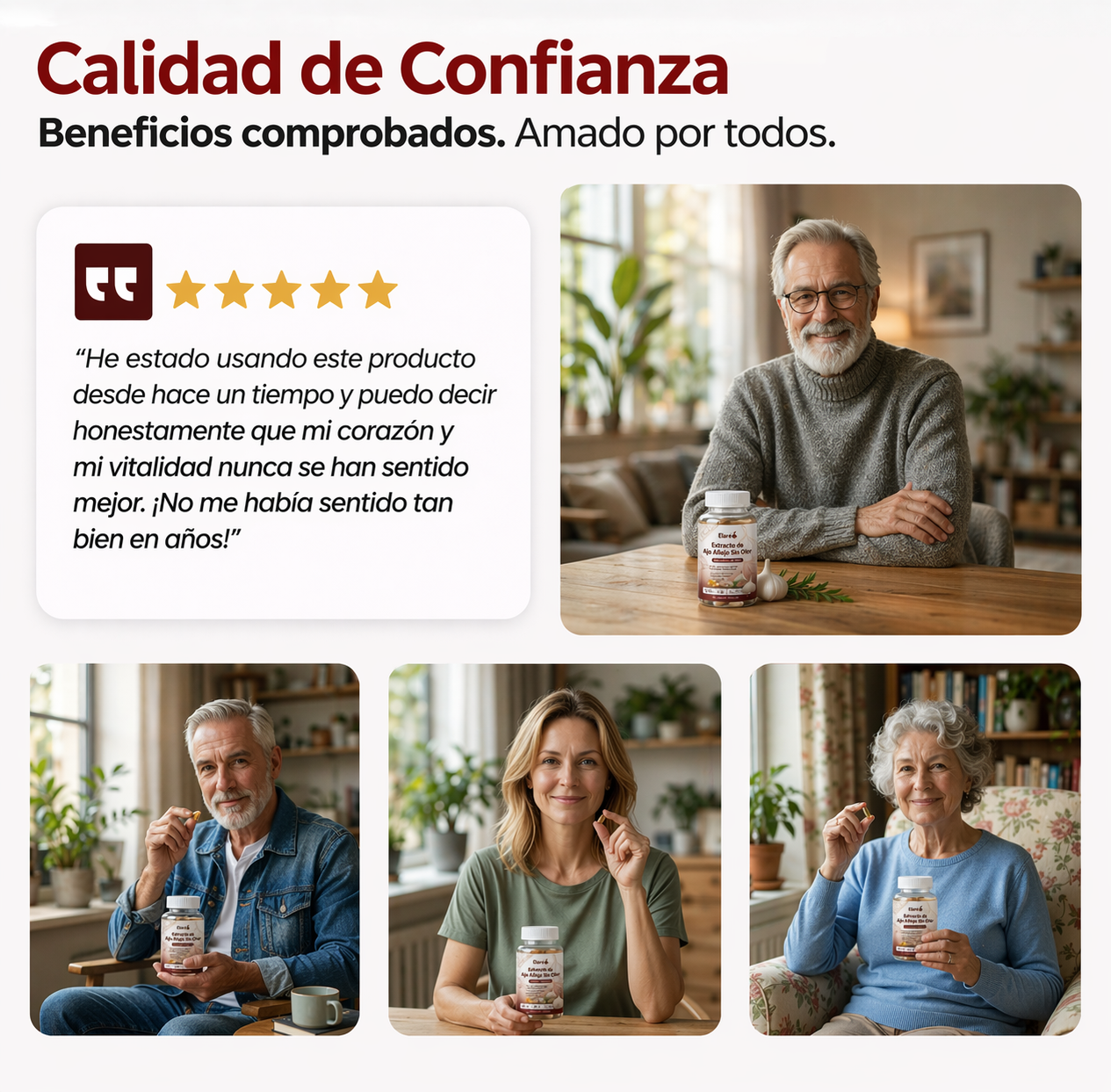 Extracto de Ajo Añejo – 7500 mg Cápsulas Sin Olor
