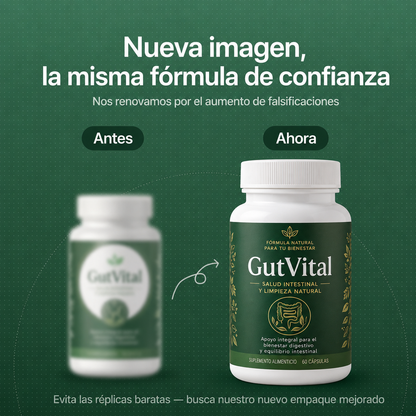 GutVital | Desintoxicación herbal natural para un intestino más limpio y saludable