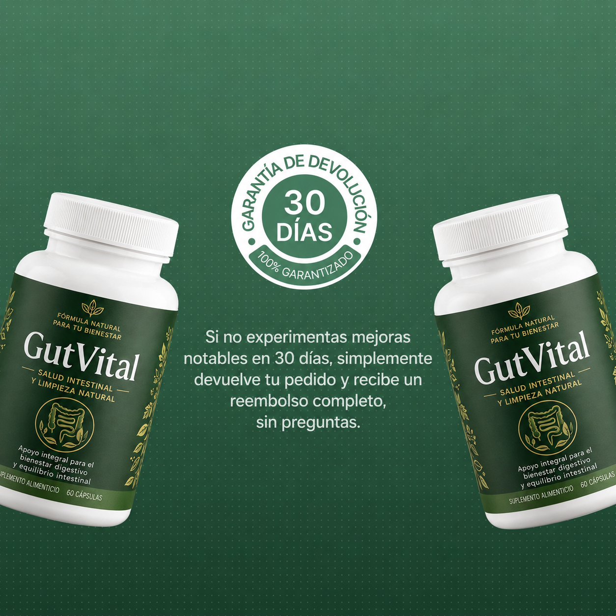 GutVital | Desintoxicación herbal natural para un intestino más limpio y saludable