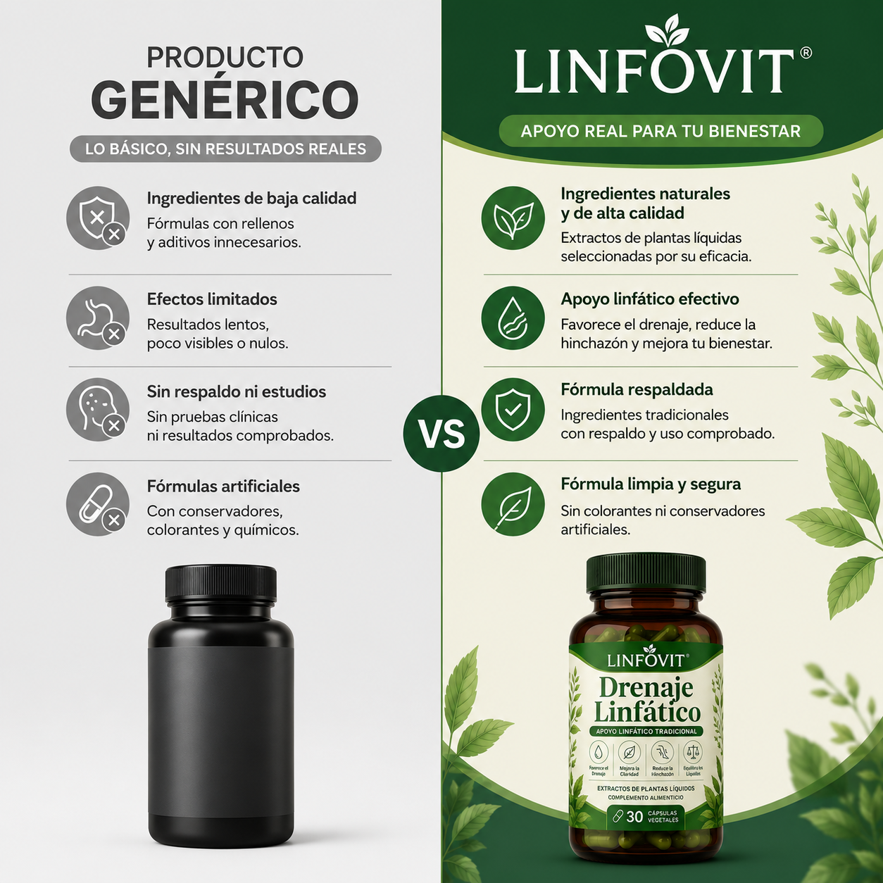 Linfovit™| Soporte Metabólico Contra Líquidos Retenidos 🌿