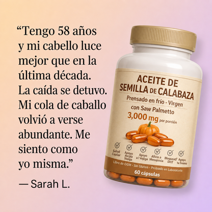 Cápsulas de Aceite de Semilla de Calabaza