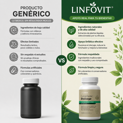 LINFOVIT | Drenaje Linfático | ¿Hinchazón, pesadez y líquidos retenidos?
