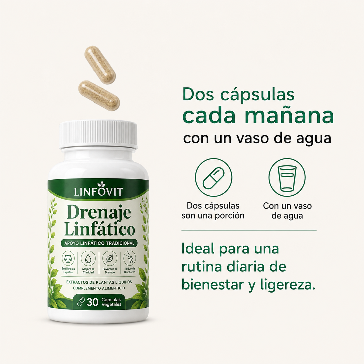 Linfovit™ | Drenaje Linfático Para Hombres 🍻 Hoy Oferta Especial 1+1 🎁