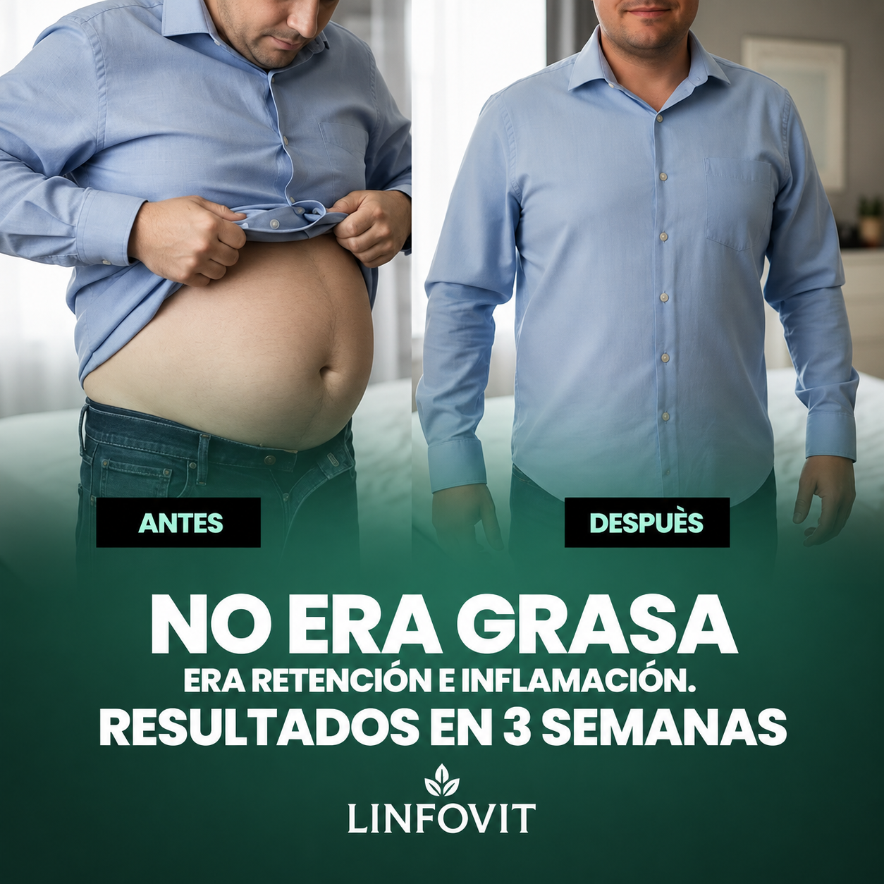 Linfovit™ | Drenaje Linfático Para Hombres 🍻 Hoy Oferta Especial 1+1 🎁