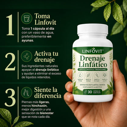 LINFOVIT™ | ¿Hinchazón, pesadez y líquidos retenidos? Hoy compra 1 y llévate otro GRATIS