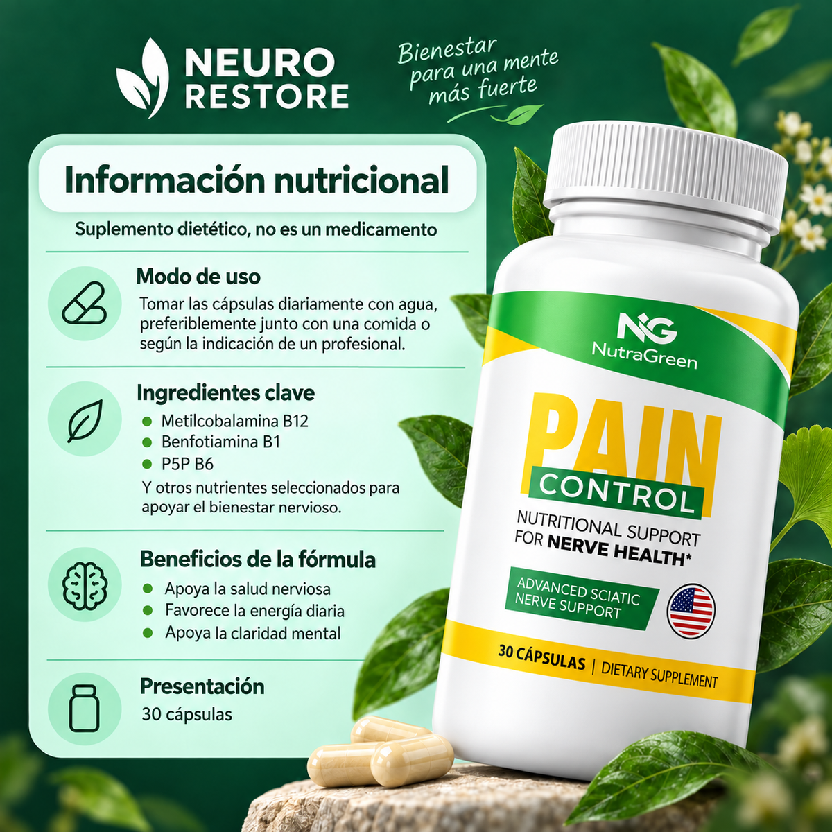 NEURO RESTORE® | Adiós Neuropatía 🌿 Oferta De Regalo 1+1 Gratis 🌿