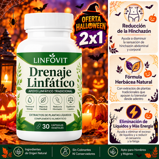 Linfovit™| Soporte Metabólico Contra Líquidos Retenidos PAGA 1+1 GRATIS 🔥