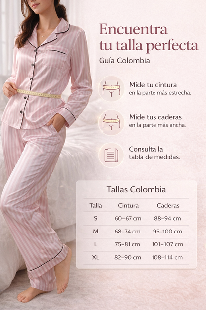 Pijama Fashion Victory Secret® | Seda, sensualidad y comodidad en una pijama