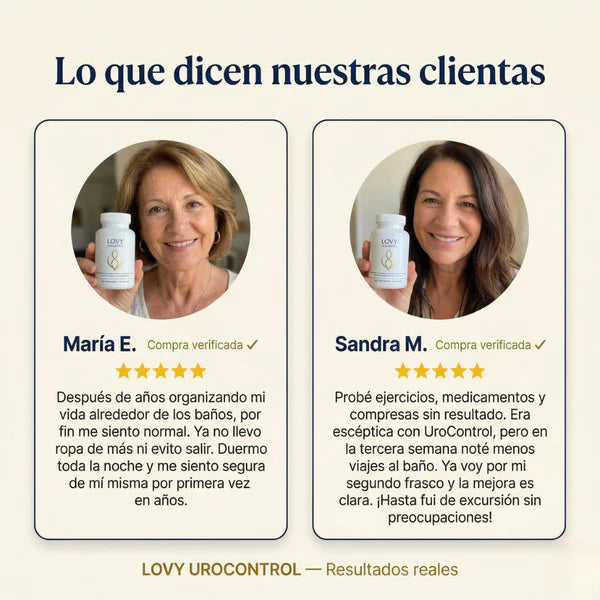 Recuperá el Control de Tu Vejiga — Fórmula Natural Sin Hormonas