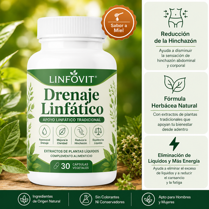 Linfovit™| Soporte Metabólico Contra Líquidos Retenidos 🌿