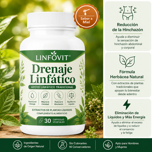 Linfovit™| Soporte Metabólico Contra Líquidos Retenidos 🌿
